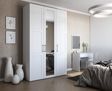 FLEX system szaf modułowych - FRONT F3 z lustrem dąb artisan