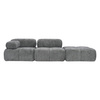 Sofa modułowa MORATA SL+S+P z dostawną pufą