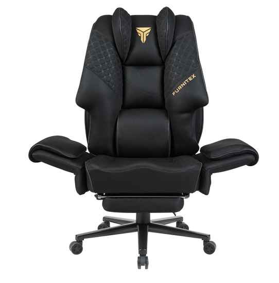 Fotel obrotowy gamingowy SITTO w kolorze czarnym