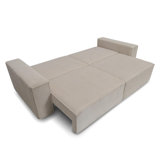 Elegancka sofa ILARIO z funkcją spania i pojemnikiem na pościel