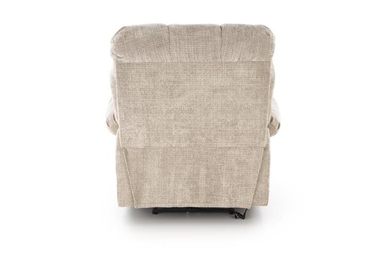 Fotel wypoczynkowy AMORE w beżowym kolorze z funkcją elektrycznego rozkładania