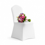 Pokrowiec 45 x 97 Na Krzesło Bankietowe Philip Biały