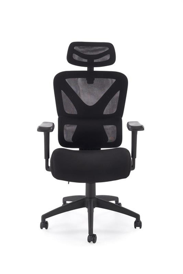 Fotel gabinetowy ASTRAL czarny z siatki z mechanizmem MULTIBLOCK