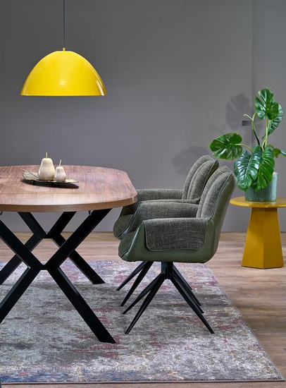 Krzesło z funkcją obrotu K579 w zielonym kolorze 