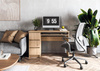 Biurko CINO w odcieniu dąb artisan z szufladami