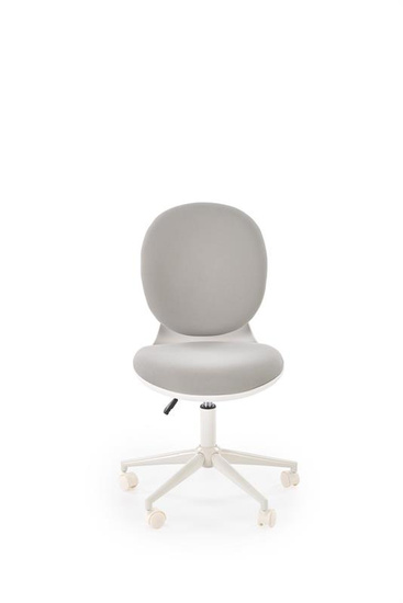 Fotel młodzieżowy ORION 2 w kolorze biały – jasny popiel