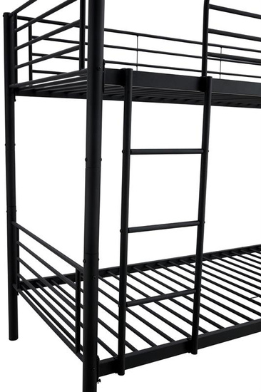 Łóżko piętrowe BUNKY w kolorze czarnym