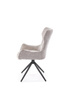 Krzesło z obrotowym siedziskiem K573 w popielatym kolorze