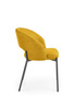 Krzesło K373 w kolorze musztardowym 