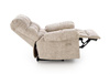 Fotel wypoczynkowy AMORE w beżowym kolorze z funkcją elektrycznego rozkładania