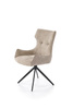 Krzesło z obrotowym siedziskiem K573 w beżowym kolorze