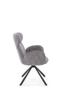 Krzesło z obrotowym siedziskiem K571 w popielatym kolorze