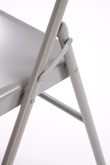 Krzesło składane K565 w kolorze popielatym 