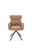 Krzesło z obrotowym siedziskiem K571 w cynamonowym kolorze