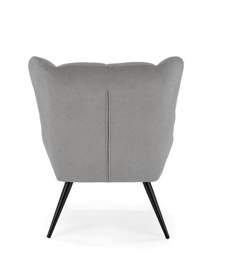 Fotel wypoczynkowy BYRON w kolorze popielatym