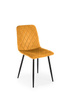 Krzesło K525 w kolorze musztardowym 