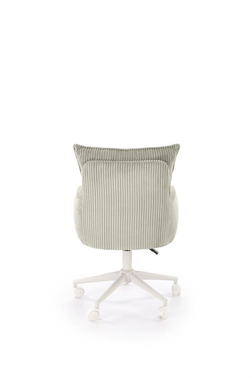 Nowoczesny fotel obrotowy DUMBO w kolorze jasny popiel