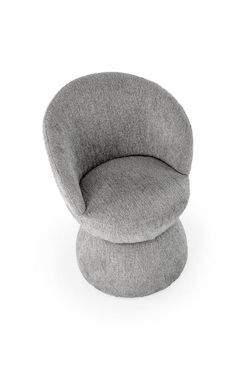 Krzesło z funkcją obrotu K581 w szarej tkaninie