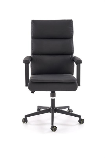 Fotel obrotowy ADRIANO 2 czarna ekoskóra z mechanizmem TILT