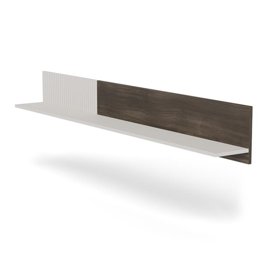 Półka wisząca RANDOM 2 P-2 w kolorach kaszmir, orzech i czarny