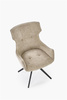Krzesło z obrotowym siedziskiem K573 w beżowym kolorze