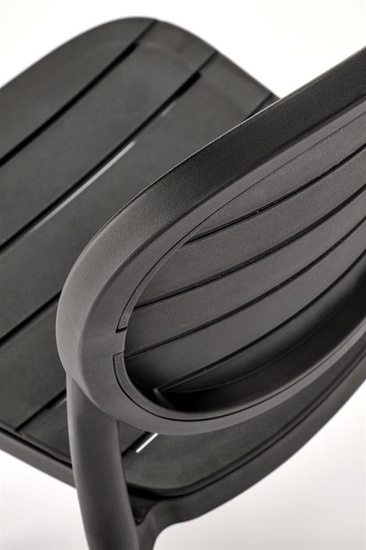 Krzesło K529 w kolorze czarnym