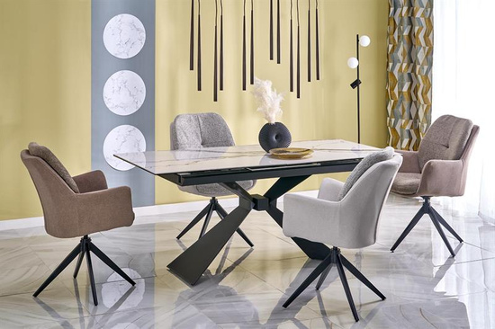 Krzesło z funkcją obracania K591 w brązowym kolorze