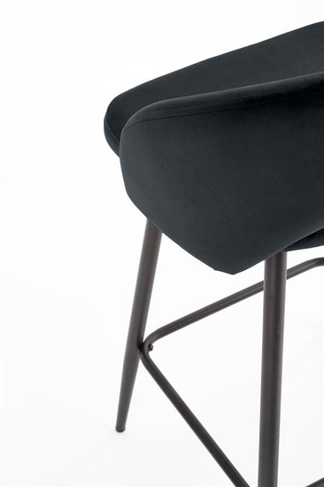 Nowoczesny hoker H96 w kolorze czarnym