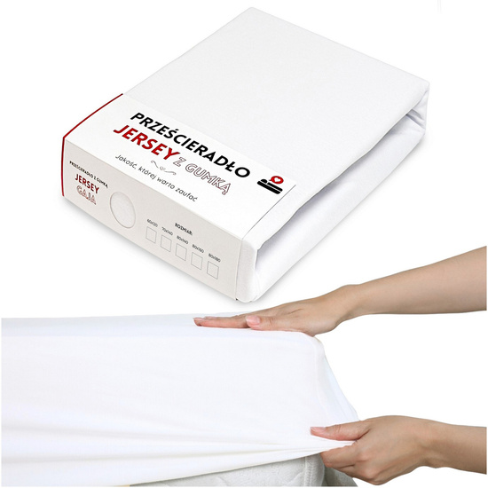 Prześcieradło 80 x 160 Jersey z Gumką Gaja 14