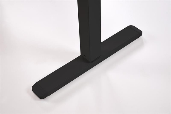 Biurko z podnoszonym blatem B54 w kolorze dąb artisan na czarnym stelażu 120 cm