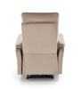 Fotel wypoczynkowy CROCUS beżowy z funkcją elektrycznego rozkładania
