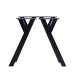 Komplet nóg stołowych X 4 szt. czarny