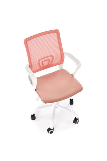 Nowoczesny fotel młodzieżowy FRODO w kolorze jasnoróżowym