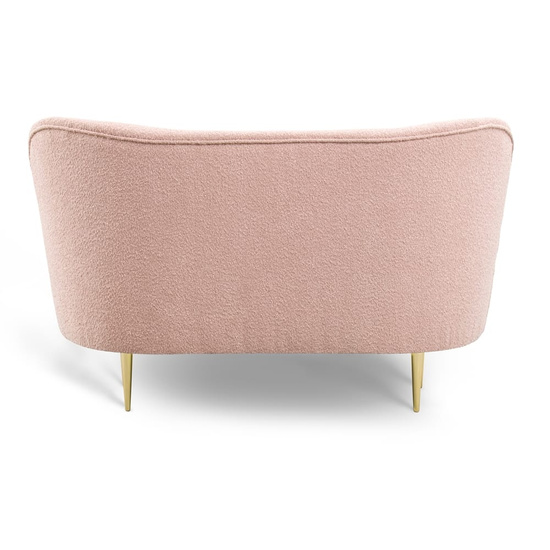 Nowoczesna sofa IKARO II ze złotymi nogami