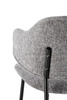 Krzesło K497 w kolorze jasny szary boucle RAVEN10 