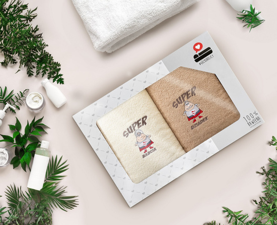 Komplet Ręczników 2szt. 50x100 Luba 34