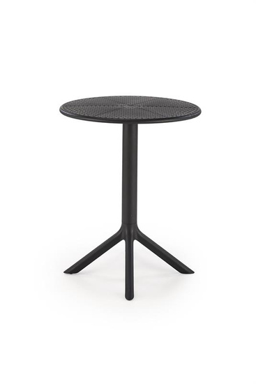 Okrągły stół CALVO w kolorze czarnym 