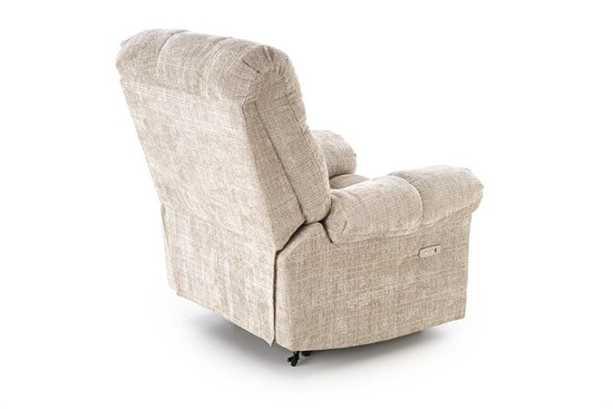 Fotel wypoczynkowy AMORE w beżowym kolorze z funkcją elektrycznego rozkładania