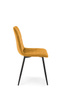 Krzesło K525 w kolorze musztardowym 