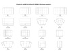 Sofa modułowa SOMA D tapicerowana SL(4)+SP(4)