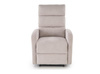 Fotel wypoczynkowy CARINIO jasny beż elektryczny z funkcją masażu