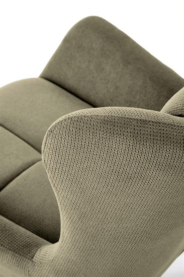 Fotel wypoczynkowy BYRON w kolorze oliwkowym 