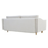 Elegancka sofa ISTRIA z funkcją spania i  pojemnikiem na pościel 