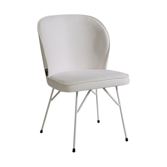 Eleganckie krzesło NANDO Spider White na białym stelażu