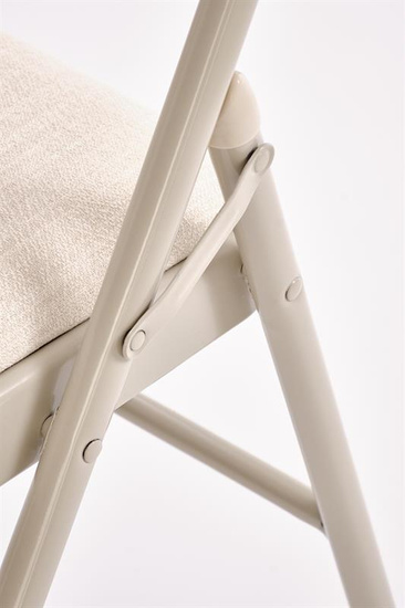 Krzesło składane K566 w kolorze beżowym 