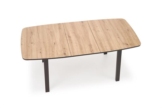 Stół rozkładany BARRIL w kolorze dąb artisan/czarny