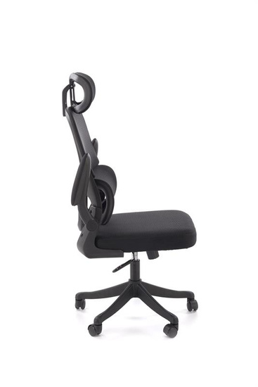 Fotel gabinetowy SOREN w czarnym kolorze