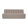 Stylowa sofa LINDA III z geometrycznymi przeszyciami