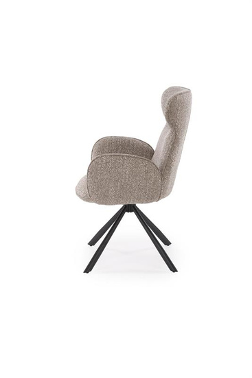 Krzesło z obrotowym siedziskiem K571 w kolorze ciemny beżowy