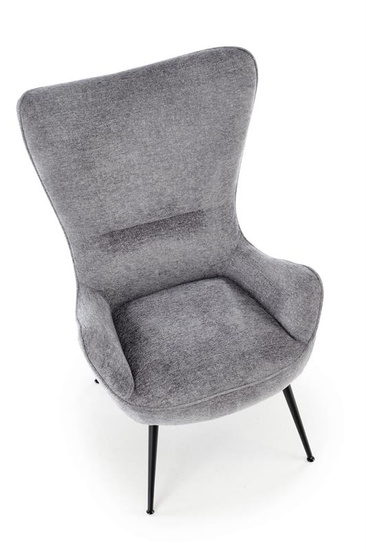 Fotel wypoczynkowy JUKON w kolorze popielatym